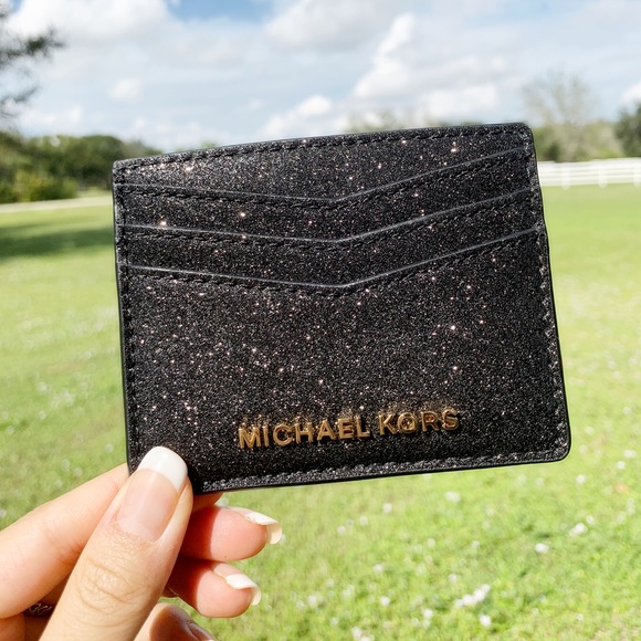 Michael Kors Accessories - Gaby’sBags👛💕-NWT Michael Kors Glitter Cardholder